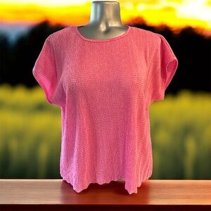 💲8️⃣Add-On 💎✅🇨🇦 Vintage Elegant Coral Short Sleeve Top